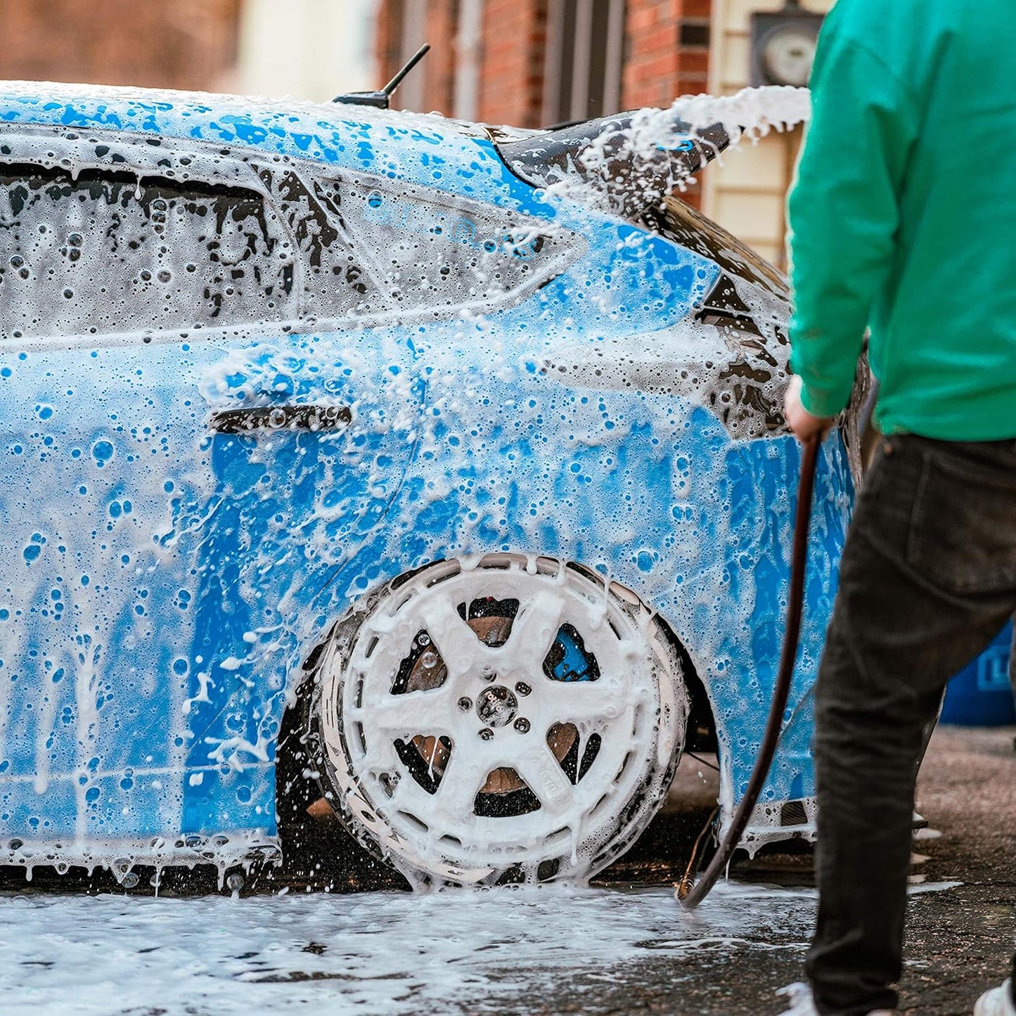 Car Wash Soap for Foam Cannon Pressure Washer Foam Gun Car Wash Brush Mitt | Car Detailing & Cleaning Supplies Safe on Car Wax Ceramic Coating Car Polish Windshield | Car Shampoo 16 Fl Oz