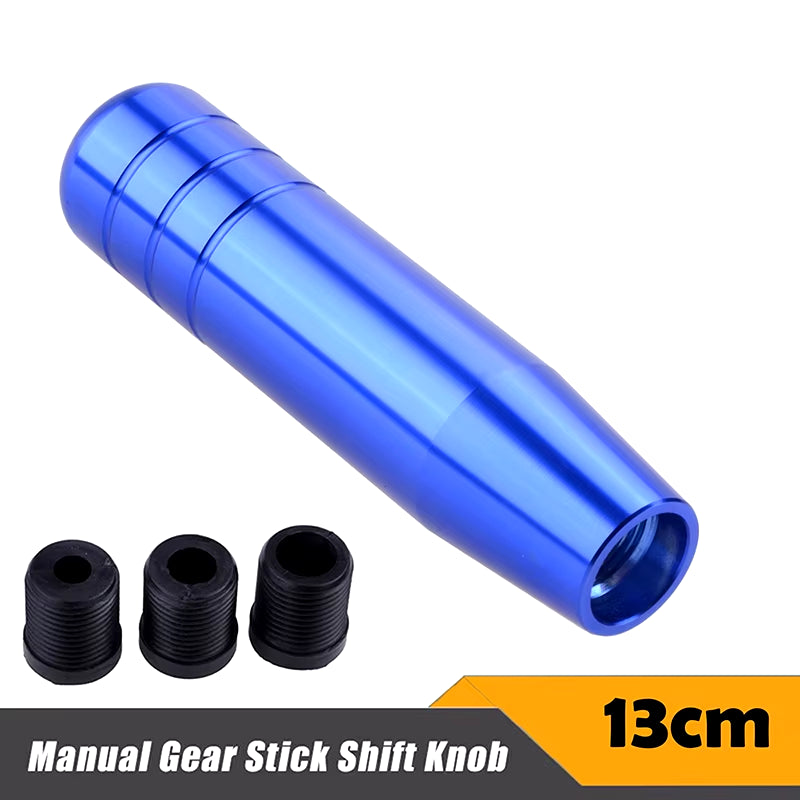 Rhyming 13CM Universal Manual Gear Shift Knob Aluminium Shifter Gearstick Lever Manual Transmission Decorative Car Accessories
