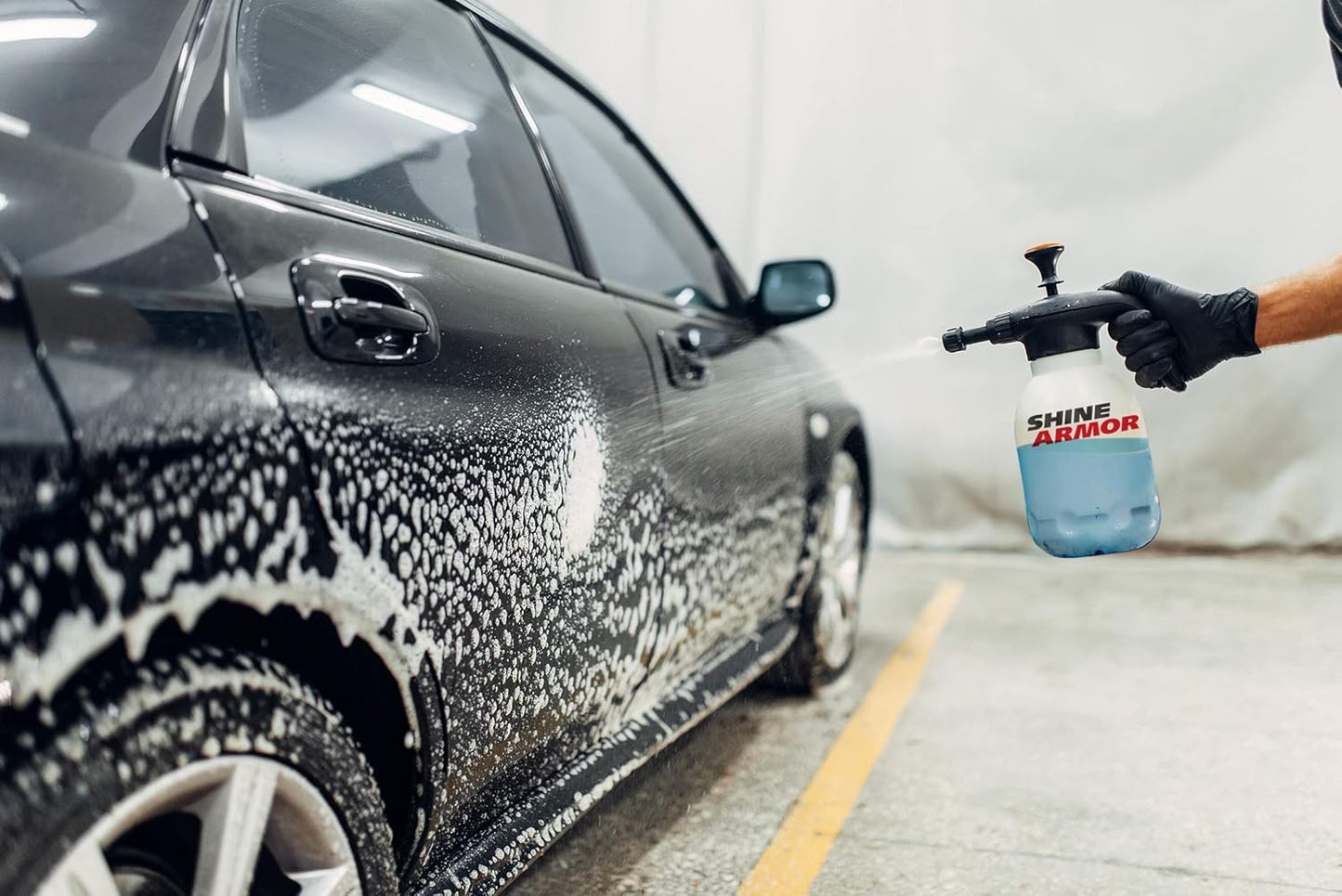 Car Wash Soap for Foam Cannon Pressure Washer Foam Gun Car Wash Brush Mitt | Car Detailing & Cleaning Supplies Safe on Car Wax Ceramic Coating Car Polish Windshield | Car Shampoo 16 Fl Oz