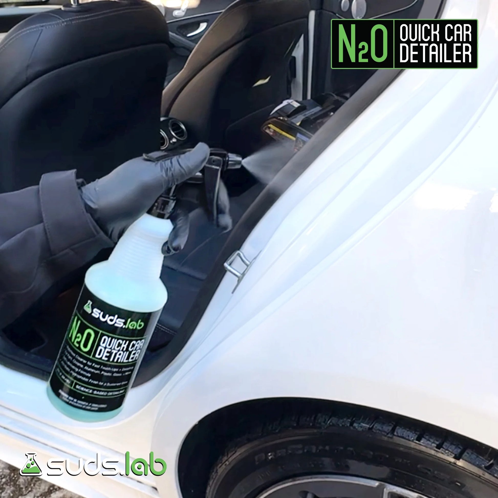 Suds Lab N2O Quick Car Detailer - 32 Oz Bottle