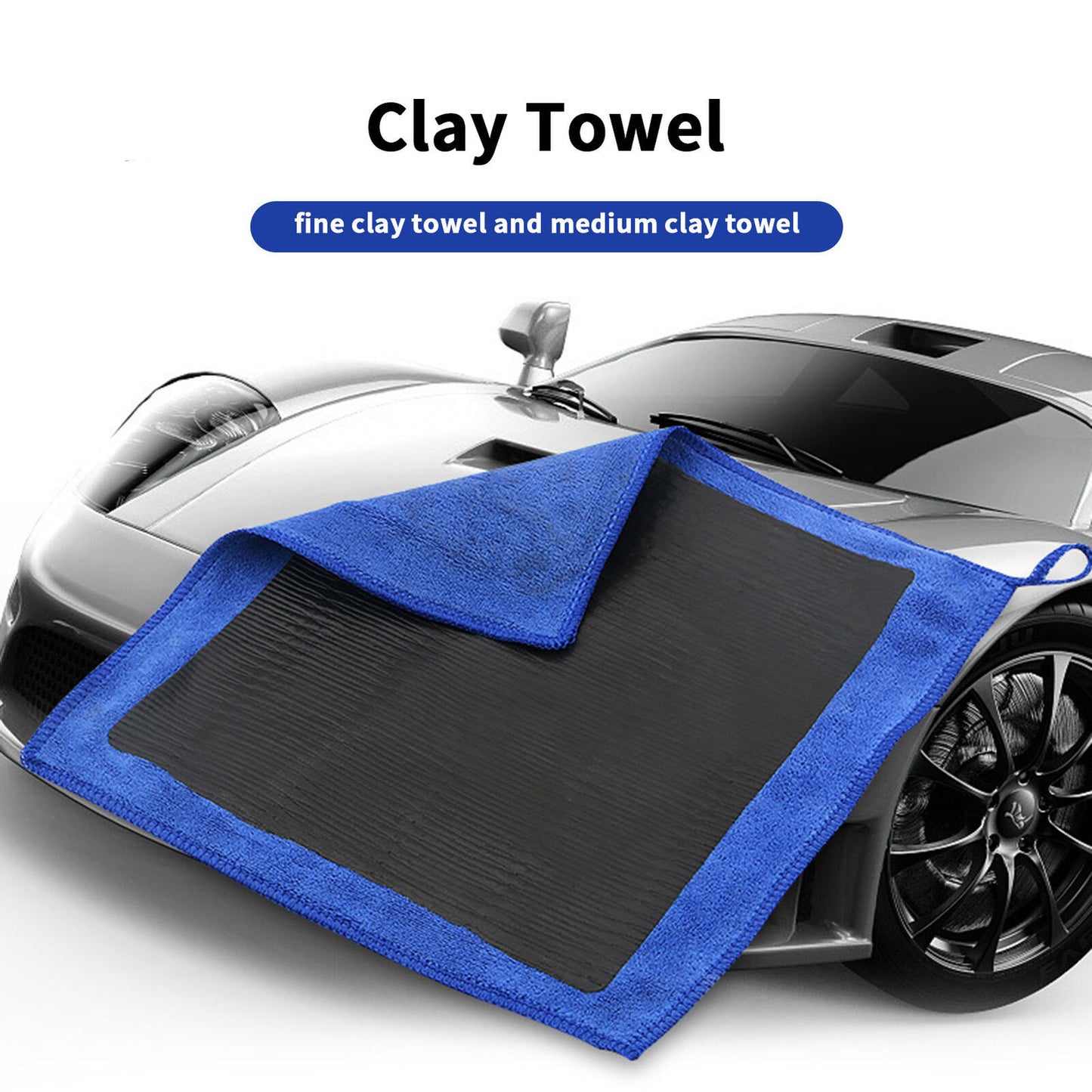 Clay Bar Cloth Clay Cloth Washing Towel for Car Paint Detailing Cleaning