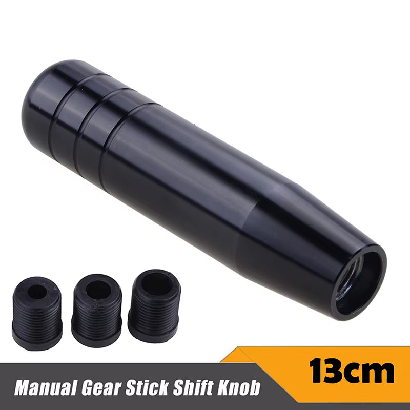 Rhyming 13CM Universal Manual Gear Shift Knob Aluminium Shifter Gearstick Lever Manual Transmission Decorative Car Accessories