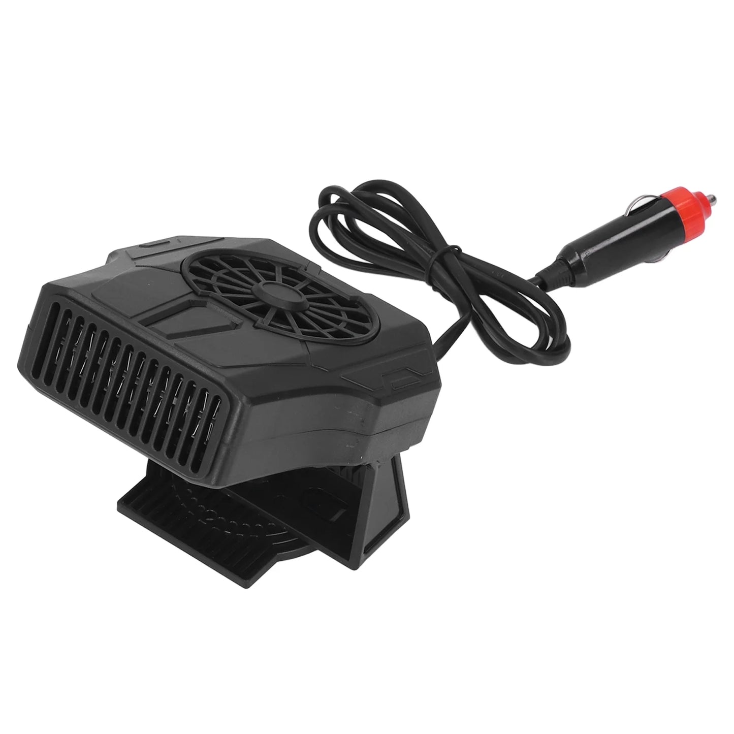 Car Heater, 12V Portable Windshield Defrosting Electric Heater Fan,Fast Heating with Cigarette Lighter Plug,360 Degree Rotary Base Cooling Fans