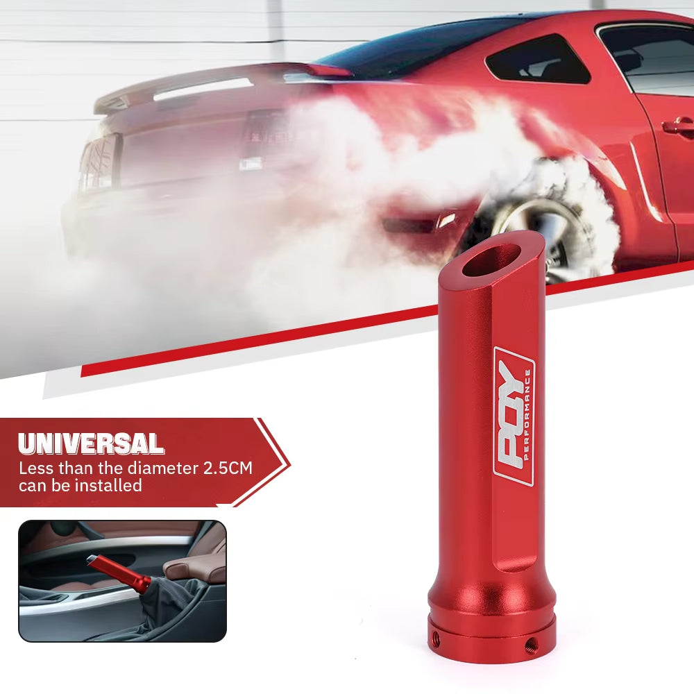 Hypertune - Universal Auto Car Aluminum Hand Brake Sleeve Handbrake Handle Hand Protector Cover with  STICKER HT-HBC11